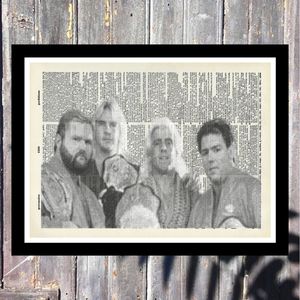 The Four Horsemen Vintage Dictionary Art 8x10